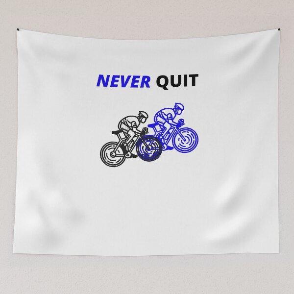 Item preview, NEVER QUIT designed and sold by MuscleCarTs.