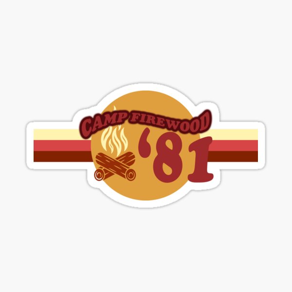 Camp Firewood Sticker