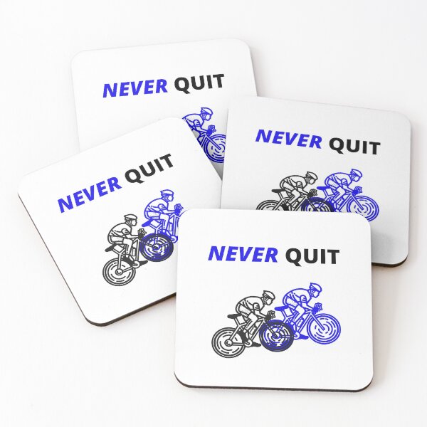 Item preview, NEVER QUIT designed and sold by MuscleCarTs.