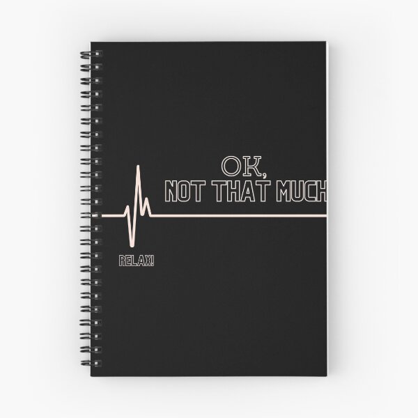 Item preview, Funny EKG - Doctor Gifts - Relax, Ok Not That Much designed and sold by CulturalMesh.