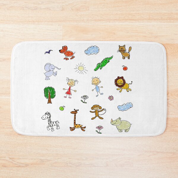 Item preview, Kids & Zoo Animals Sticker Pack (Children And Zoo Animals Pattern) designed and sold by Harold Guillory.