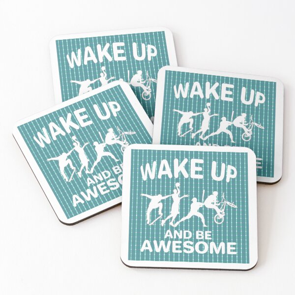 Item preview, Wake up and be awesome designed and sold by aktiveaddict.