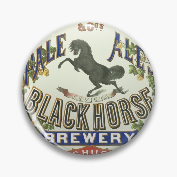 Item preview, Elliotts Pale Ales Black Horse Brewery Australian Beer Poster designed and sold by karwilberevivalcollection.