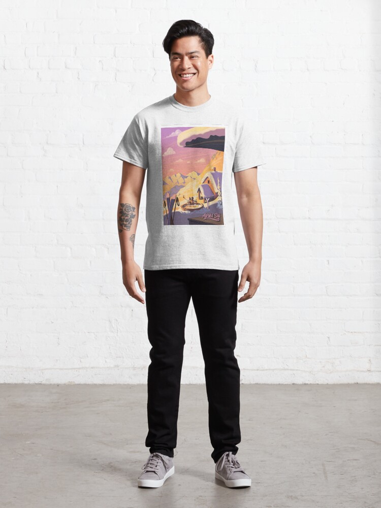 Thumbnail 3 of 7, Classic T-Shirt, Apres Ski Retro Winter Poster Art designed and sold by SFDesignstudio.