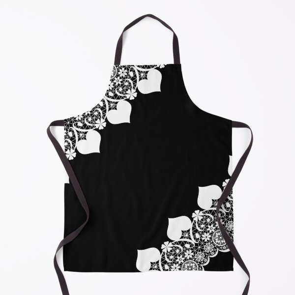 Item preview, White lace on a black background . designed and sold by fuzzyfox.