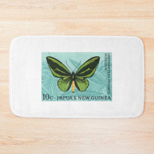 Artikelvorschau, 1966 PAPUA & NEUGUINEA Grüne Vogelflügel Schmetterling Briefmarke entworfen und verkauft von retrographics.