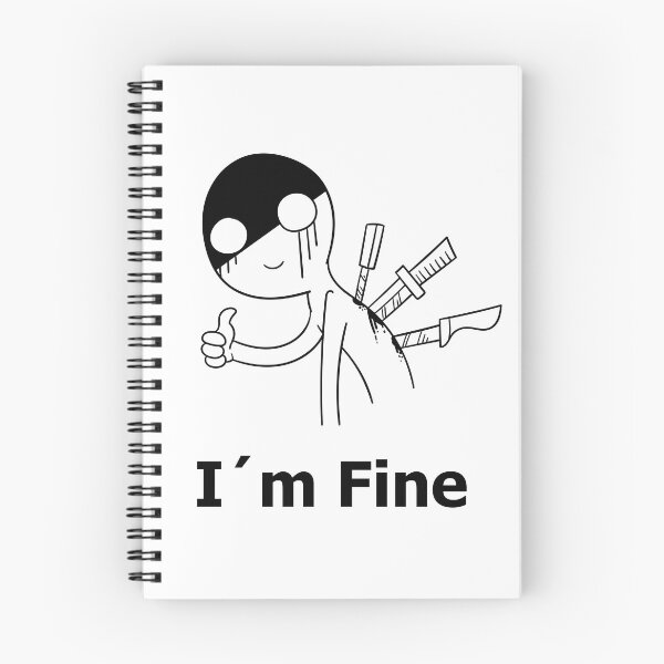 Item preview,  I'm Fine Funny Sarcastic design designed and sold by LordAudes.