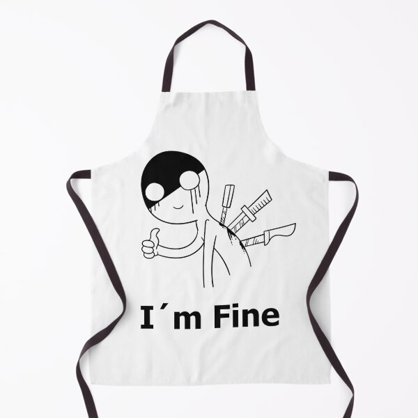 Item preview, I'm Fine Funny Sarcastic design designed and sold by LordAudes.