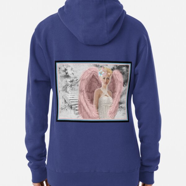 Angel at Heaven's Gate Pullover Hoodie