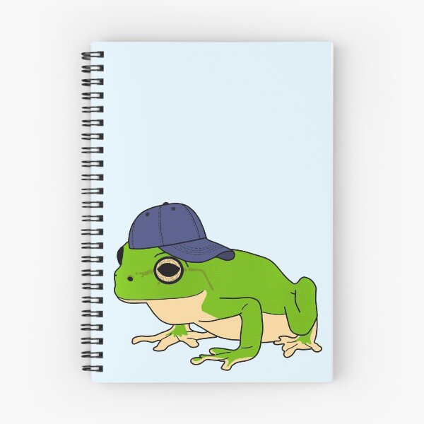 Item preview, Frog with Baseball Hat designed and sold by lojains.
