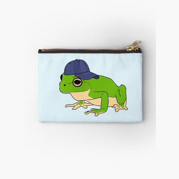 Item preview, Frog with Baseball Hat designed and sold by lojains.