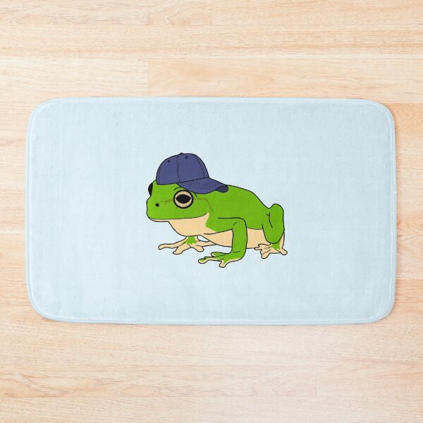 Item preview, Frog with Baseball Hat designed and sold by lojains.