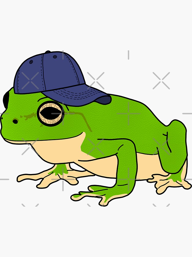 Frog with Baseball Hat