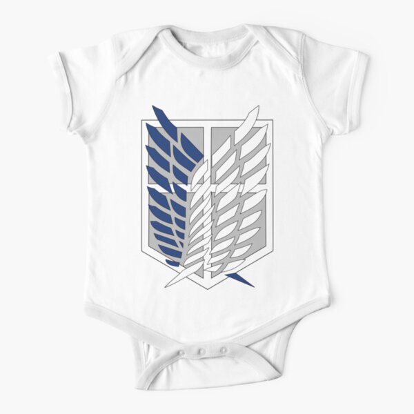 Attack on titan logo Short Sleeve Baby One-Piece