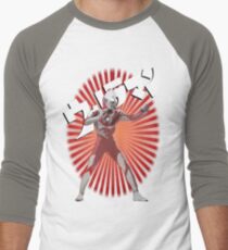 UltraMan Japanese Fun Time Men's Baseball ¾ T-Shirt