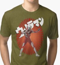 UltraMan Japanese Fun Time Tri-blend T-Shirt