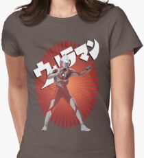 UltraMan Japanese Fun Time Women's Fitted T-Shirt