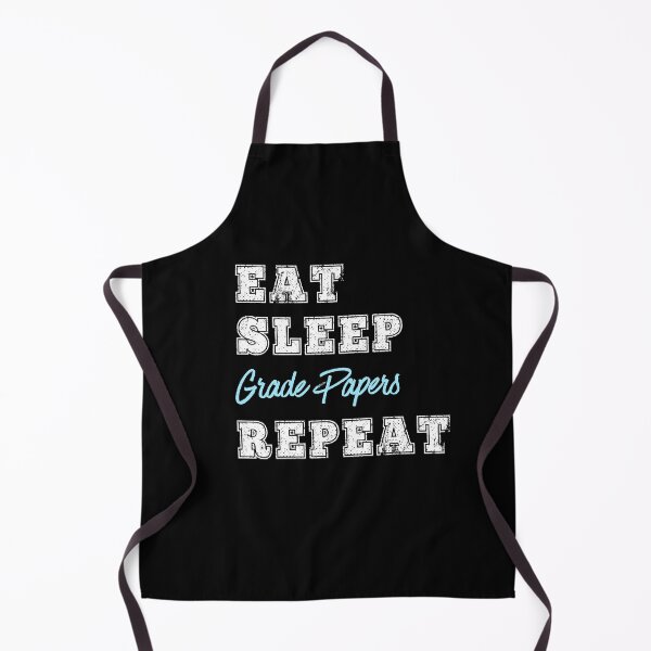 Item preview, Funny Teacher Grade Papers Eat Sleep Repeat Gift designed and sold by carlhunt99.