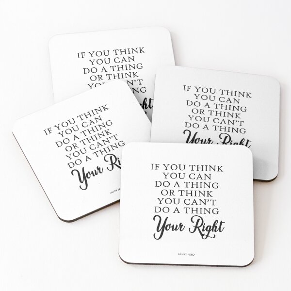 Item preview, If You Think You Can Or Think You Cant Henry Ford designed and sold by vividpixelusa.