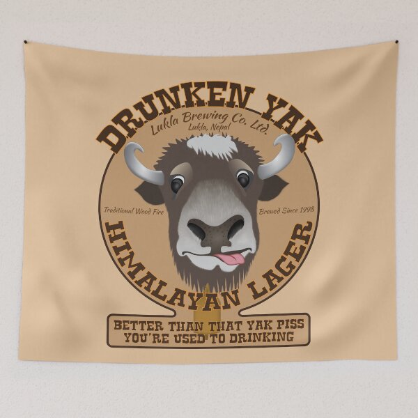Item preview, Drunken Yak Himalayan Lager designed and sold by travelwitheric.
