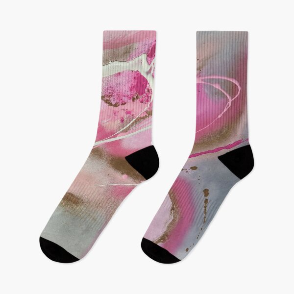Item preview, Abstract Gold and Pink Splatter Art designed and sold by Lunar009.