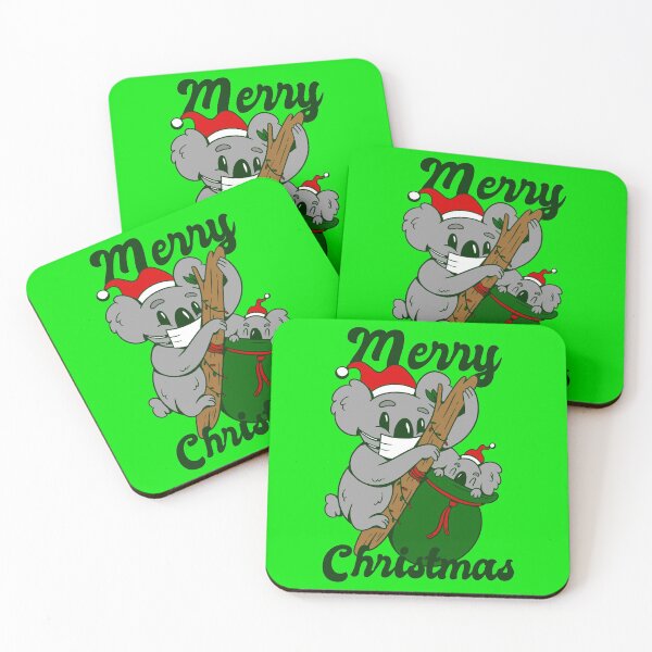 Item preview, covid coronavirus koala christmas face mask designed and sold by Gossip Rag.