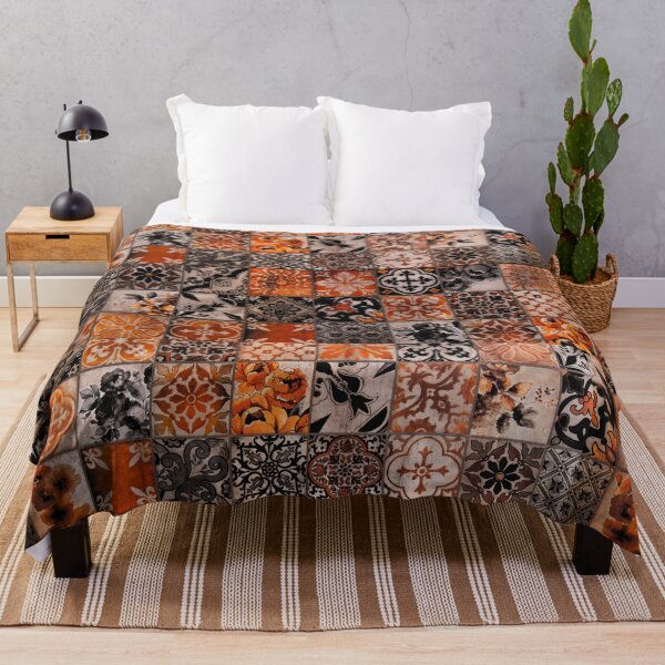 Item preview, Ancient brick pattern design with gold ,orange, black and white colour . designed and sold by Arlooz Tees.