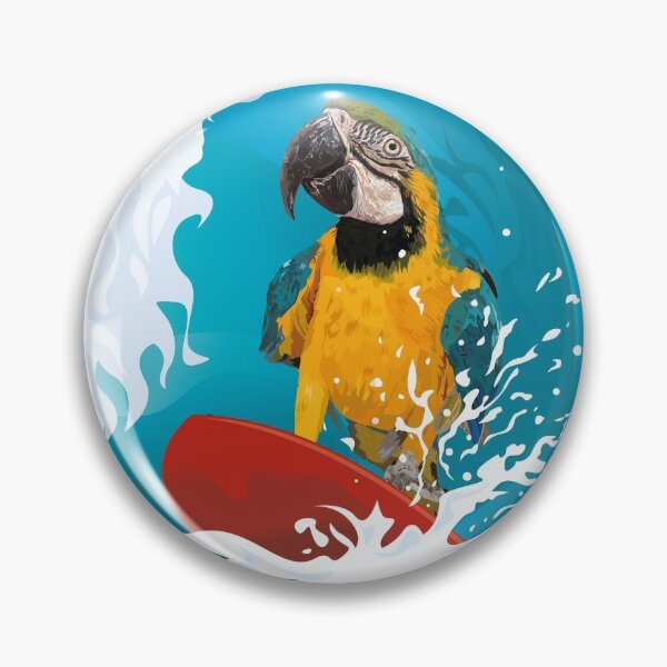 Item preview,  blue-yellow macaw designed and sold by obscurite.