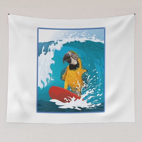 Item preview,  blue-yellow macaw designed and sold by obscurite.