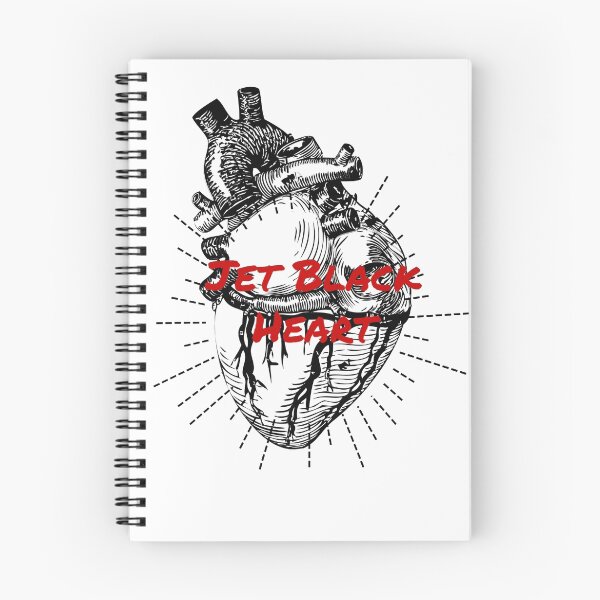 Item preview, Jet Black Heart designed and sold by onemorefight.