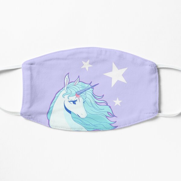 The last unicorn sticker  Flat Mask