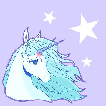Artwork thumbnail, The last unicorn sticker by Atieanna