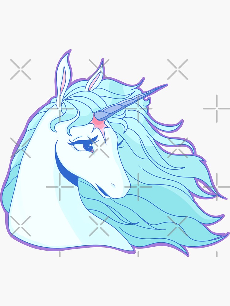 Thumbnail 3 of 3, Sticker, The last unicorn sticker designed and sold by Atieanna.