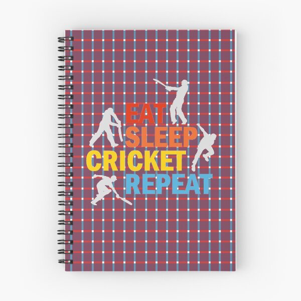 Item preview, Eat Sleep Cricket repeat designed and sold by aktiveaddict.