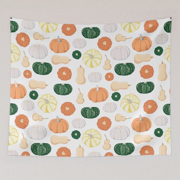 Item preview, Pumpkin Pattern for Fall and Halloween designed and sold by NocturnalEngg.
