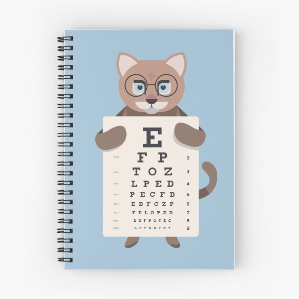 Item preview, Eye Doctor Optician Cat designed and sold by Cute and Funny Animal Art Designs.