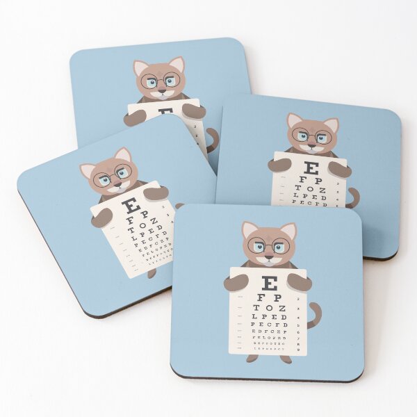 Artikelvorschau, Augenarzt Optiker Cat entworfen und verkauft von Cute and Funny Animal Art Designs.