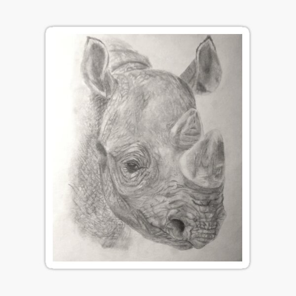 Item preview, Rosie the Black Rhino designed and sold by akdcash.
