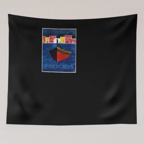Item preview, retro iconic Procida designed and sold by CorasPosters.