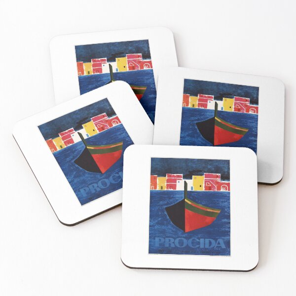 Item preview, retro iconic Procida designed and sold by CorasPosters.