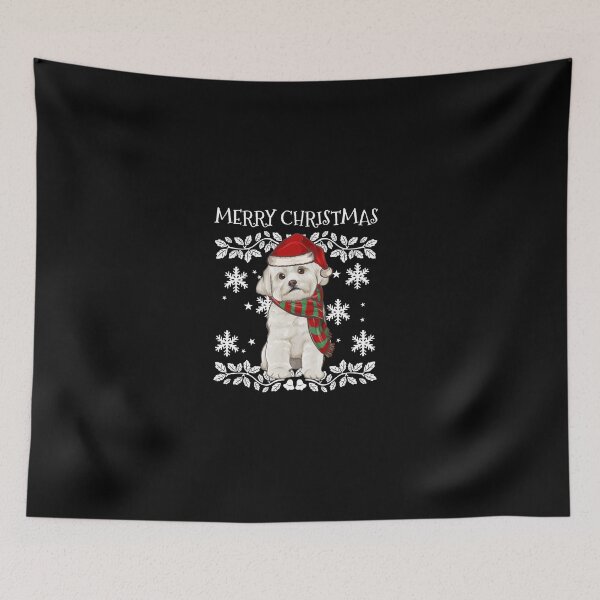 Item preview, Merry Christmas Ornament Maltese Xmas Santa designed and sold by MyintThan09.
