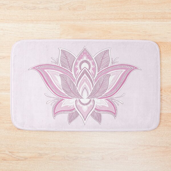 Item preview, Pink and White Lotus Flower designed and sold by squishyrainbow.