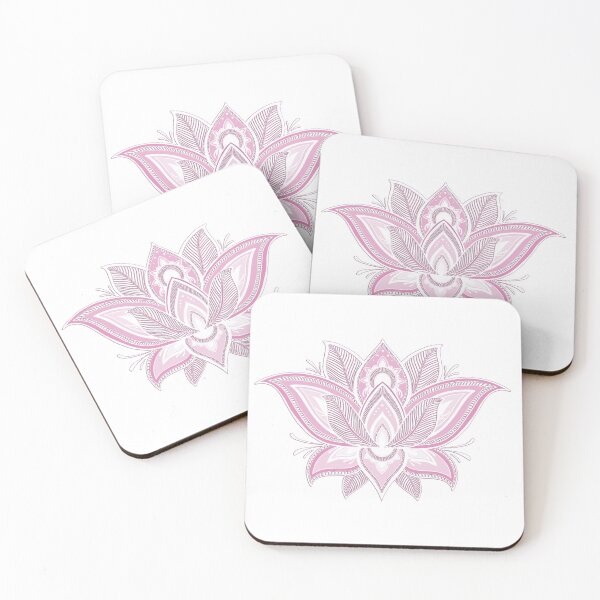 Item preview, Pink and White Lotus Flower designed and sold by squishyrainbow.