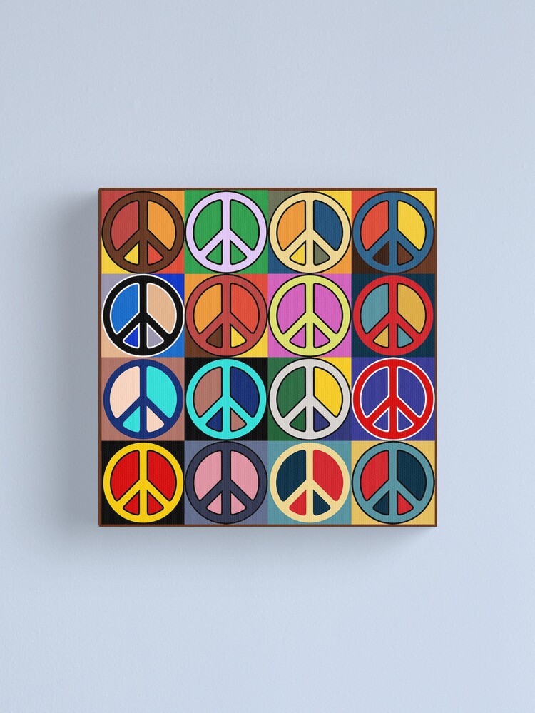 Alternate view of Peace Mosaic Canvas Print