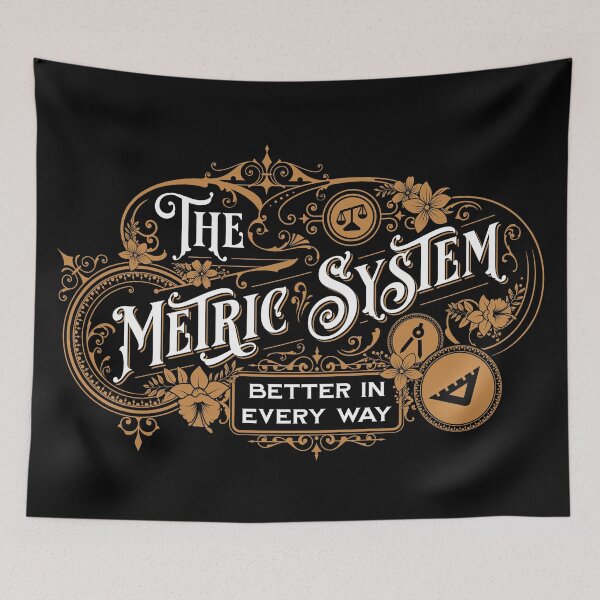 Item preview, The Metric System - Better In Every Way designed and sold by lurchmerch.