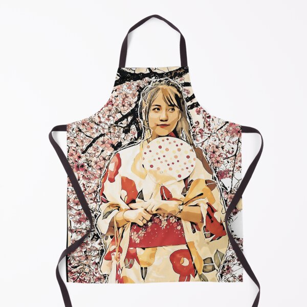 Item preview, Illustration Japanese woman in kimono designed and sold by SkyzCreative.