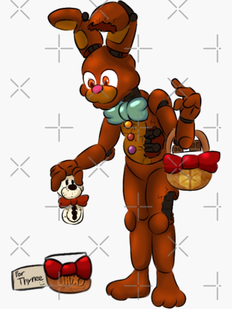 SPRINGTRAP IS REALLLLLLL!!!!!! - Five nights at Freddy's 3 Sticker for  Sale by Thynee's Clown shop