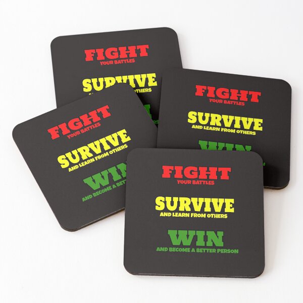 Item preview, Fight, Survive, Win designed and sold by ProBatavian.