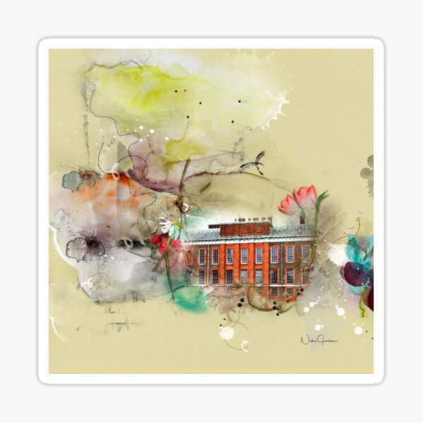 Kensington Palace Collage Sticker