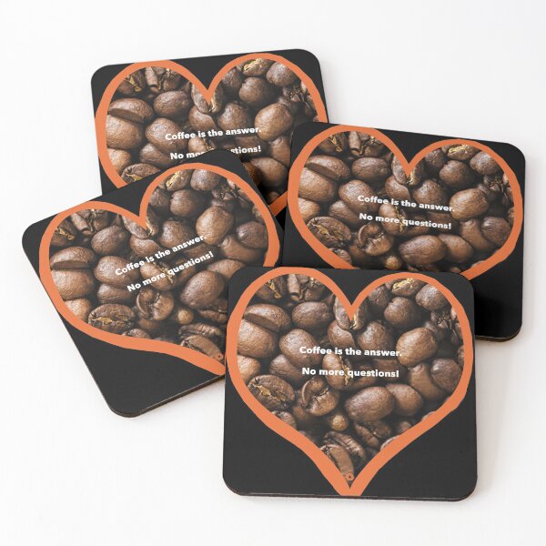 Item preview, Coffee is the answer, and no more questions. designed and sold by janraydesigns.
